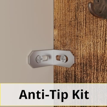 LIKIMIO Stylish Nightstand with USB and Power Outlets