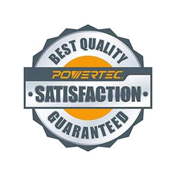 POWERTEC Surface Mounted Bed Rail Brackets 4PK, Bed Frame Hardware w/ Mounting Screws for Bed Frame/Head Board/Footboards, No-Mortise Bed Hardware (71425)