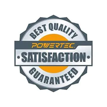 POWERTEC Surface Mounted Bed Rail Brackets 4PK, Bed Frame Hardware w/ Mounting Screws for Bed Frame/Head Board/Footboards, No-Mortise Bed Hardware (71425)