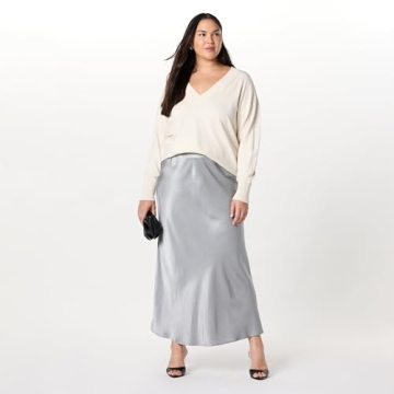 Chic Whisper White V-Neck Sweater for Women