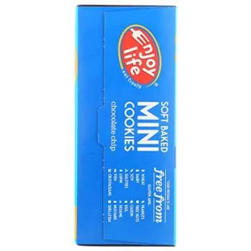 Enjoy Life Foods Enjoy Life, Soft Baked Mini Cookies, x 1 Oz Snack Packs (0819597010787), Chocolate Chip, 6 Oz