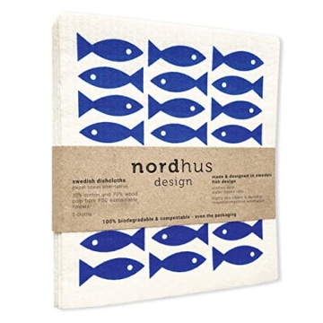Nordhus Design Swedish Dishcloths - Eco-Friendly Cleaning Solution