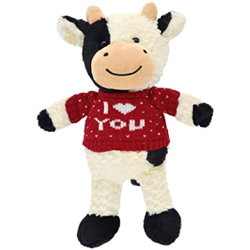 HWD 13'' Soft Cow Plush Dolls Stuffed Animals Toys Gifts for Kids, Toddler, Birthday, Valentines, Ch...
