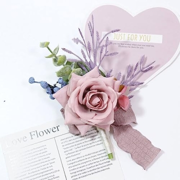 MAFELOE Stylish Wedding Corsage and Boutonniere Set