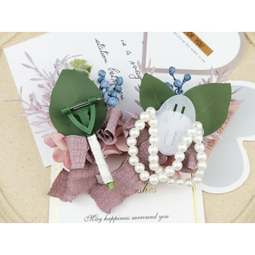 MAFELOE Stylish Wedding Corsage and Boutonniere Set