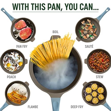 Goodful All-in-One Pan, Versatile Nonstick Cookware, 4.4Qt