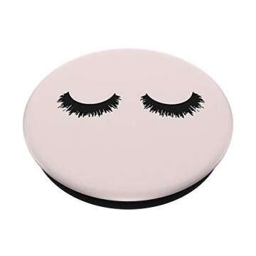 Eyelashes Gift PopSockets PopGrip: Swappable Grip for Phones & Tablets