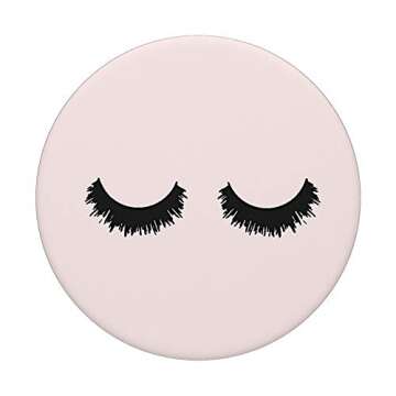 Eyelashes Gift PopSockets PopGrip: Swappable Grip for Phones & Tablets