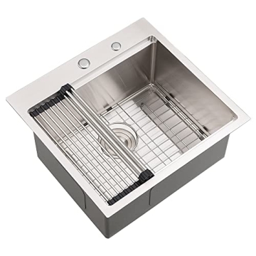 18 Inch Bar Sink Drop-In Workstation VASOYO Elegant Design