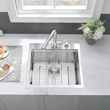 18 Inch Bar Sink Drop-In Workstation VASOYO Elegant Design