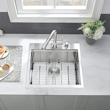 18 Inch Bar Sink Drop-In Workstation VASOYO Elegant Design