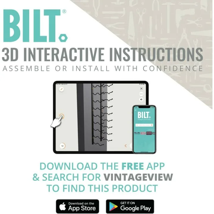 Wall Mounted Wine Rack for 12 Bottles - Matte Black