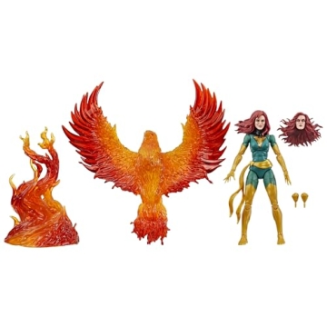 Marvel Legends Series Jean Grey with Phoenix Force Display, Deluxe X-Men Comics Collectible 6-Inch A...