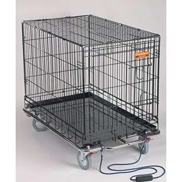 Heavy-Duty Steel Carts for Kennels and Grooming