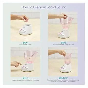 Conair True Glow Gentle Facial Steamer with Brush