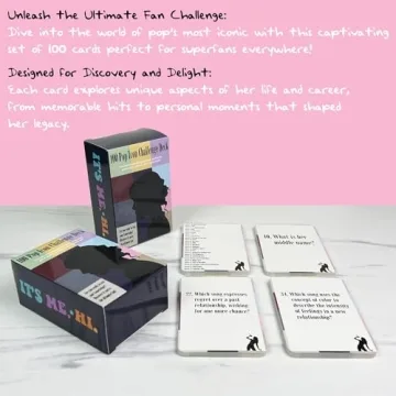 Taylor Enchanted Pop Star Card Game - 100 Trivia Cards