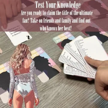 Taylor Enchanted Pop Star Card Game - 100 Trivia Cards