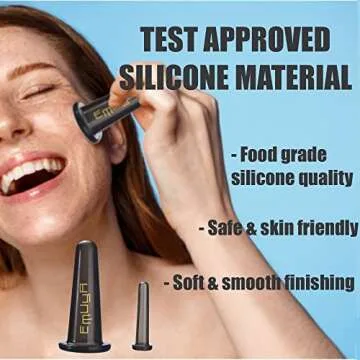 Emuya Gua Sha Facial Cupping Set for Glowing Skin