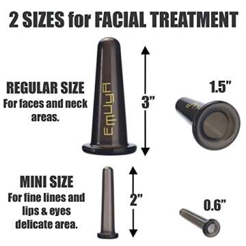 Emuya Gua Sha Facial Cupping Set for Glowing Skin