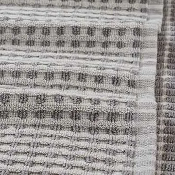 Amrapur 6-Piece Silver Towel Set for Home and Gifts