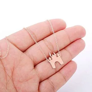 Fairytale AOCHEE Castle Necklace for Disney Fans