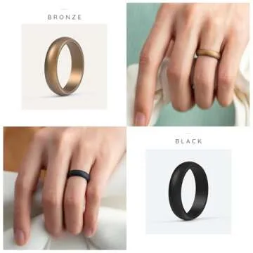 ThunderFit Women’s Silicone Engagement Rings for Active Lifestyles