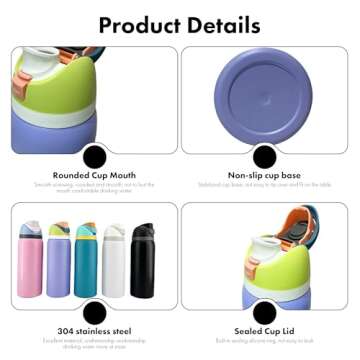 32oz Insulated Travel Mug - Colorful Hydration on the Go