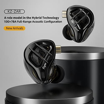 KZ ZAR Hybrid IEM Earbuds for Exceptional Sound Quality