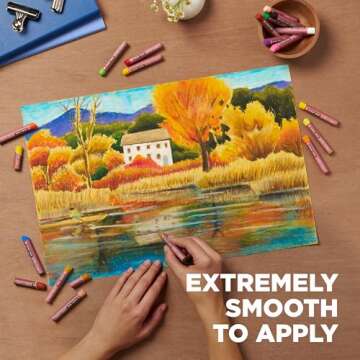 SAKURA Cray-Pas Expressionist Oil Pastel Set - Soft Oil Pastels for Artists - 50 Sticks