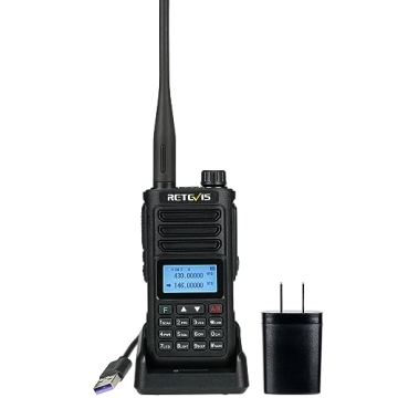 Retevis RA89 Ham Radio: Emergency & Dual Band 10W Walkie Talkie, Waterproof & Long Lasting