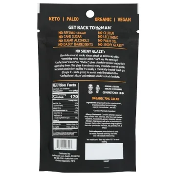 Premium HU KITCHEN Dark Chocolate Covered Almonds 4 OZ