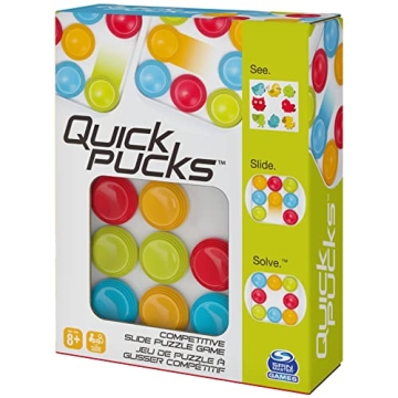 Spin Master Quick Pucks Game for Ages 8+ - Fun & Educational