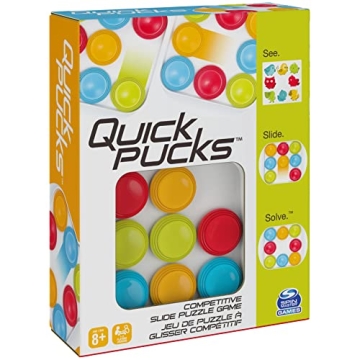 Spin Master Quick Pucks Game for Ages 8+ - Fun & Educational