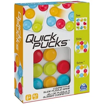 Spin Master Quick Pucks Game for Ages 8+ - Fun & Educational