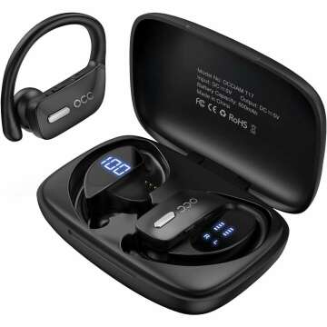 Occiam Bluetooth Earbuds with 48H Playtime, Waterproof