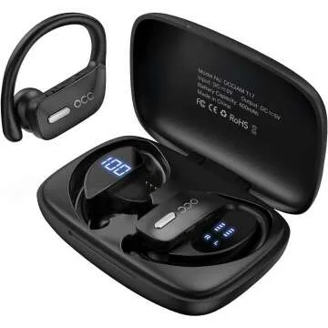 Occiam Bluetooth Earbuds with 48H Playtime, Waterproof