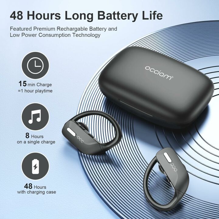 Occiam Bluetooth Earbuds with 48H Playtime, Waterproof