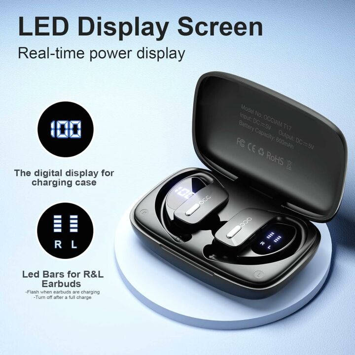 Occiam Bluetooth Earbuds with 48H Playtime, Waterproof
