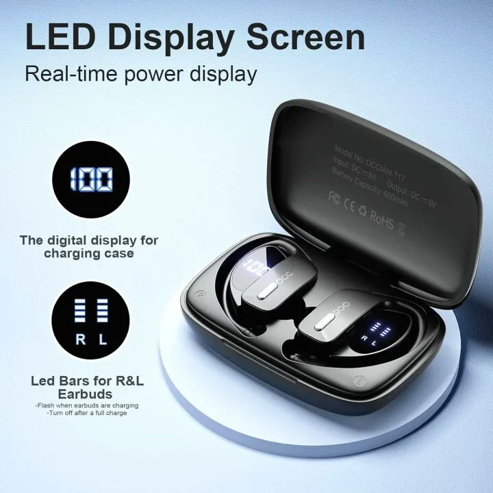 Occiam Bluetooth Earbuds with 48H Playtime, Waterproof