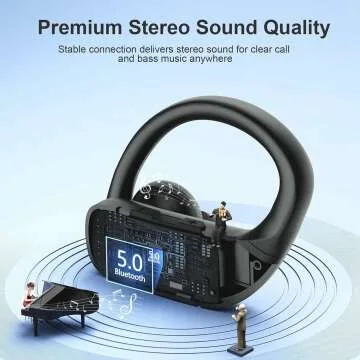 Occiam Bluetooth Earbuds with 48H Playtime, Waterproof