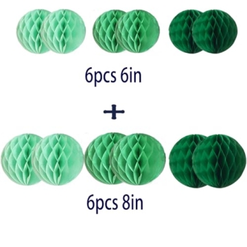 Eco-friendly Honeycomb Balls for All Occasions - 12pcs Set