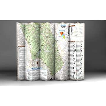 Day Hikes of Glacier National Park Map Guide