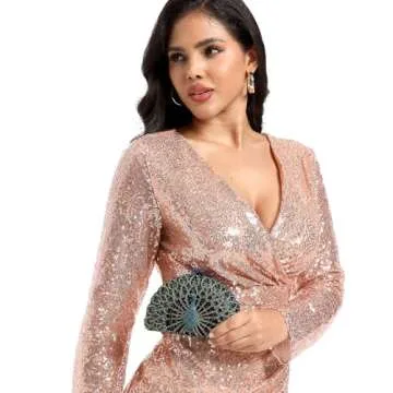 Stunning Boutique De FGG Peacock Evening Bag Women