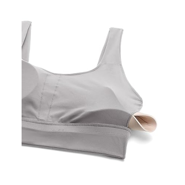 CRZ YOGA Soft U Back Sports Bra for Women, Low Impact Yoga