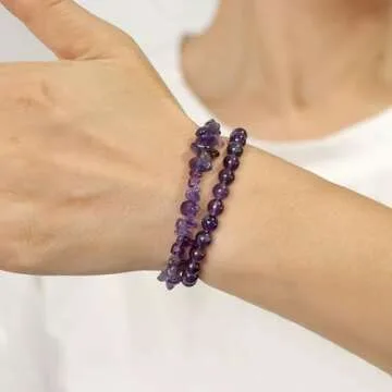 2Pcs Lapis Lazuli Bracelet for Women - Healing Gemstone Jewelry