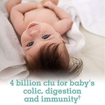 Garden of Life Baby Probiotics, 4 Billion CFU Organic Liquid Probiotic, Daily Infant Probiotics for ...