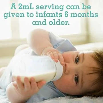 Garden of Life Baby Probiotics, 4 Billion CFU Organic Liquid Probiotic, Daily Infant Probiotics for Baby's Colic, Digestion, Immunity, Babies & Toddlers, 56 mL (1.9 fl oz) Probiotic Drops