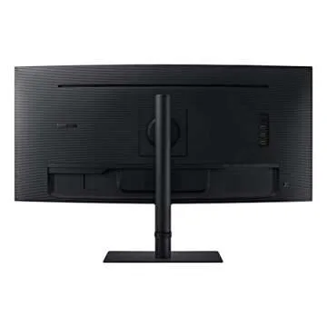 SAMSUNG Business S65UA Series 34 Inch Curved WQHD 3440x1440 Computer Monitor, HDR10, 100 Hz, USB-C, DP Daisy Chain, HDMI 2.0, USB 3.0 Hub (S34A654UXN), Black