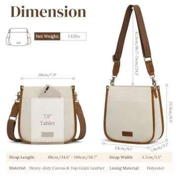 S-ZONE Crossbody Bags for Women Stylish & Versatile