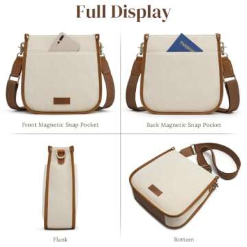 S-ZONE Crossbody Bags for Women Stylish & Versatile